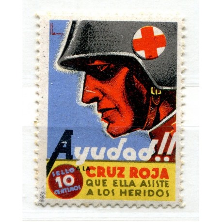 Red Cross - Cruz Roja, A los Heridos, 10c, GG1639, MNH