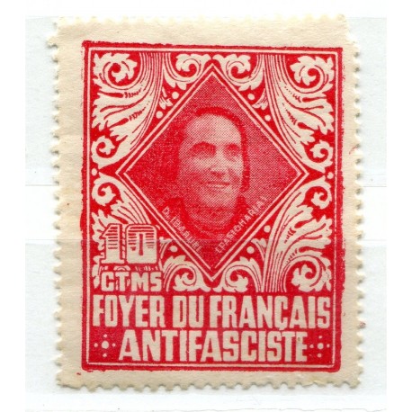 Foyer du Français Antifasciste, 10c red, GG2203A, MH