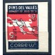 Pins del Vallès, 5c azul y rojo, centro invertido, Allepuz 46 **