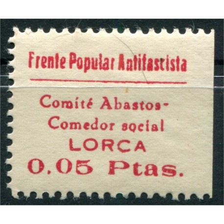 Lorca, Frente Popular Antifascista, Comité Abastos – Comedor Social, 5c, Allepuz 26, MNH