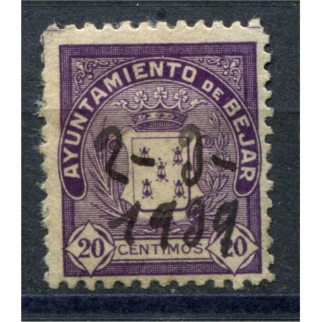 Béjar, 20c violet, unlisted, used