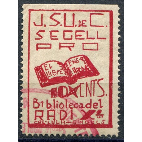 JSUC, Segell pro Biblioteca 10c, GG2377, MNH