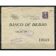 Sobre de Valencia a Vigo con censura Heller V10.1, 1939