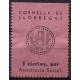 Cornellà de Llobregat, Assitència Social, 5c negro sobre rosa, Allepuz 5 *