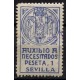 Sevilla, Auxilio a Necesitados, 1p azul Allepuz 84, usado