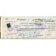 Bill of exchange with Diputacion de Navarra tax seal 0.90p and postage stamp as fiscal