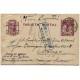 Stationery post card Edifil 81 from Dueso prison to Málaga, 1938