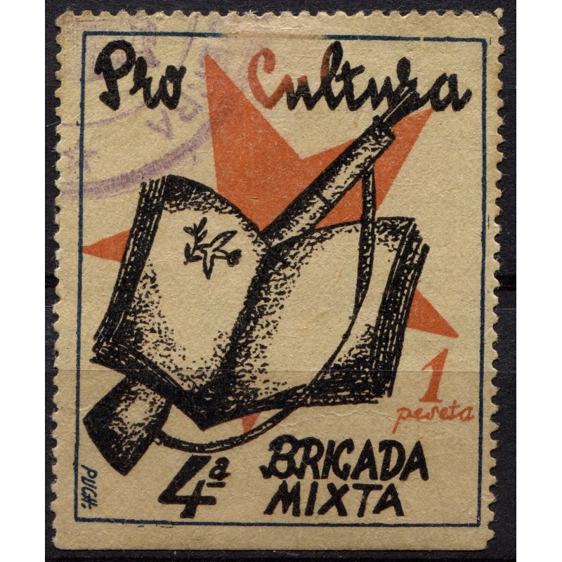 Pro Cultura 4a Brigada Mixta 1p variedad no catalogada de Allepuz 2085