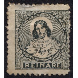 Carlist label, Reinaré, Allepuz 80, thin on the back, MH