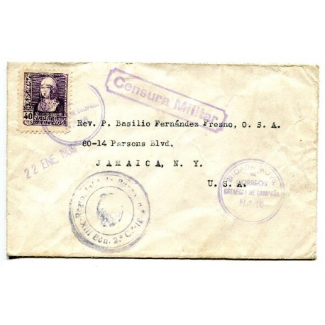 Cover from the Front to Jamaica, USA