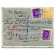 Registered cover from San Sebastián to London with censor Heller S49.7