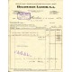 Invoice with UGT CNT control mark, 1936