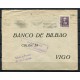 Cover from Valencia to Vigo with censor Heller V10.1, 1939