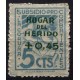 La Coruña, overprint Hogar del herido 45c, Allepuz 43, MNH
