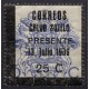 Las Palmas, Calvo Sotelo mourning stamp, 25c on 5c, Allepuz 16, MNH