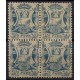 Granada, Caridad Granadina, 1c blue in block of 4, Allepuz 36, MH