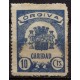 Órgiva, Caridad, 10c azul, Allepuz 3 *