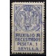 Sevilla, Auxilio a Necesitados, 1p azul Allepuz 84, usado