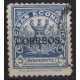 Ayamonte, 5c blue overprinted CORREOS, Allepuz 5, used
