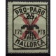 Mallorca, Pro Paro, 25p sobre 1,75p Allepuz 88 **