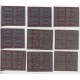 Lot of 9 post war ration coupons, 1949