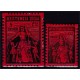Denia, Asistencia Social, 5c black on red, Allepuz 23 & 24, MH