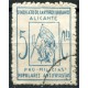 Alicante, Sindicato de Carteros Urbanos, Pro-Milicias Populares Antifascistas, 5c azul, Allepuz 1, usado