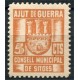 Sitges, Consell Municipal de Sitges, Ajut de Guerra, 5c castaño, Allepuz 2, *