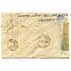 Air mail cover from Barcelona to France with censor, 1939