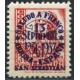 San Sebastián, patriotic overprint, "Saludo a Franco Arriba España 1937" [violet] on 30c, Edifil 46, MNH