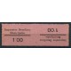 La Granada, tete beche pair with no perforation between both stamps, unlistes (Allepuz 1 var) MNG