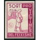Sort, Pro Víctimes del Feixisme, 5c lilac and dark lilac, Allepuz 2, *
