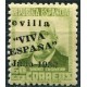 Sevilla, 1936, sobrecarga patriótica, "Sevilla Viva España" [N] DESPLAZADA sobre 60c, no catalogada, *