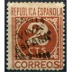 Sevilla, 1936, sobrecarga patriótica, "Sevilla Viva España" [N] sobre 2c, Edifil 2, *