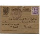 Tarjeta postal de la prisión provincial de Oviedo a Madrid, 1940