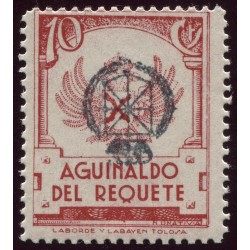 Requeté, Aguinaldo del Requeté 10c with Navarra coat of arms inverted overprint, unlisted, MNH