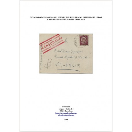 CATALOG OF CENSOR MARKS USED IN THE REPUBLICAN PRISONS AND LABOR CAMPS
