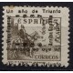 Cádiz, 5c Edifil 21 con sobrecarga desplazada y sello con márgenes más amplios, * manchita