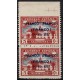 Ayamonte, unlisted perf variety: no horizontal perforation on the top stamp, MNH