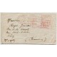 International Brigades, cover to Nancy, France, with Valencia meter and censor, 1937