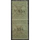 Mallorca, 25p sobre 1,75p pareja tipos III y IV Allepuz 88+89, **