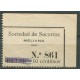 Meliana, Sociedad de Socorros, Billares (tachado) 10c, no catalogado **
