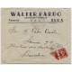 Sobre de Elda a Barcelona con 30c bisectado, 1937