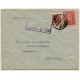 Sobre de Sevilla a Vitoria con censura y local 1938
