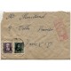 Unlisted Guareña censor mark on cover to Paris, France, 1938