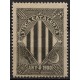 Cataluña, Visca Catalunya, Any 1900, castaño sobre blanco, Nathan 10 *