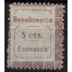 Encinasola, Beneficencia, 5c castaño violeta, Allepuz 11 **