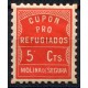 Molina de Segura, Cupón Pro Refugiados 5c, Allepuz 1 *