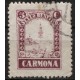 Carmona, Sello Benéfico 5c castaño lila, Allepuz 25, usado