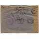 Registered cover from Irún to Chelles, France, 1938